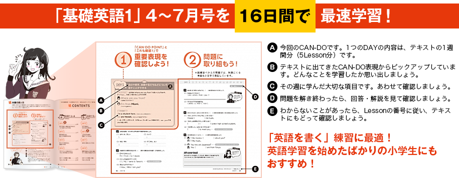 ｎｈｋ基礎英語１ 16日間完全マスター 書き込み式ワークブック 夏の総まとめ編 Nhk出版