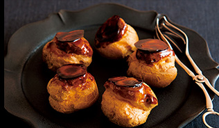 キャラメルシュークリーム