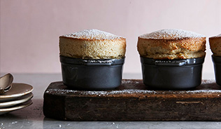 バナナのスフレ