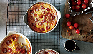 さくらんぼのクラフティ