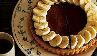 バナナチョコレートタルト