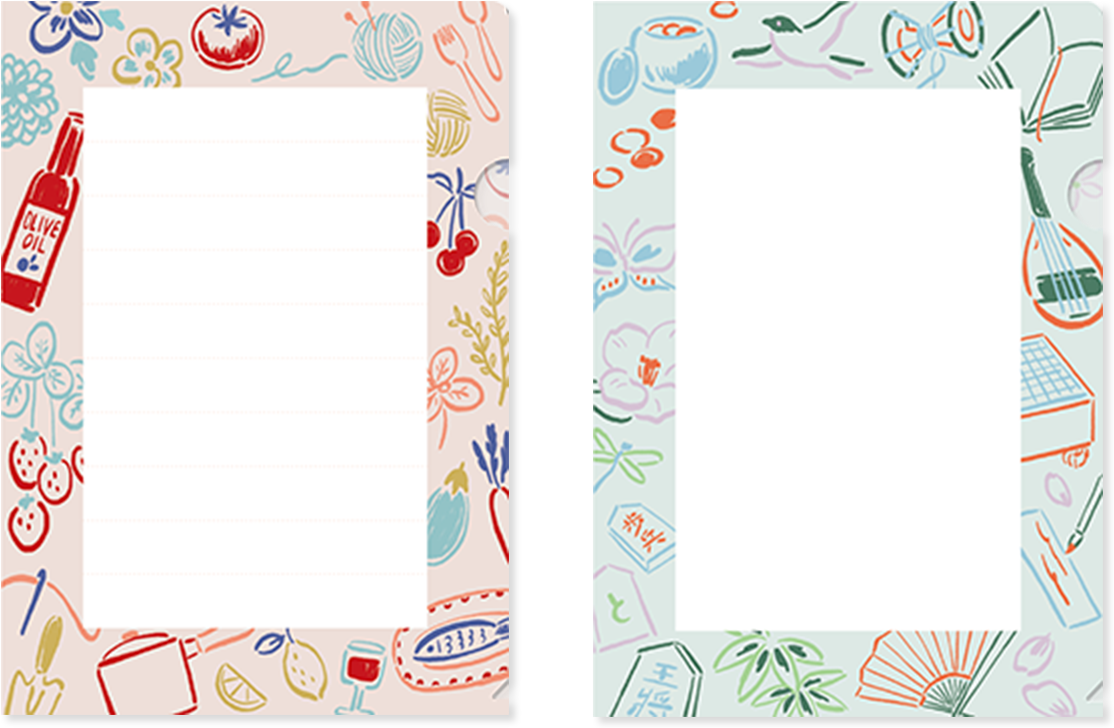 書いて消せる！クリアファイル